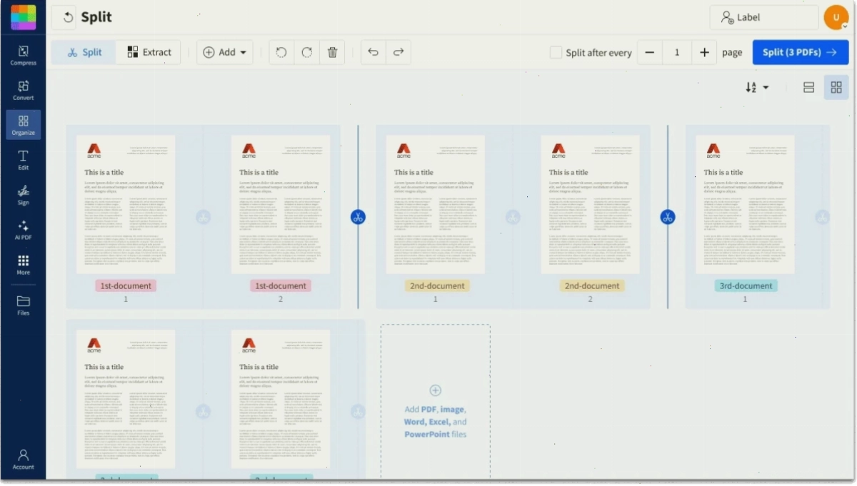 Các bước đơn giản để cắt chia nhỏ file PDF bằng công cụ trực tuyến