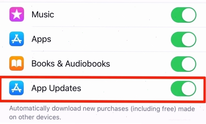 Cách chặn ứng dụng tự động cập nhật trên App Store để tiết kiệm dữ liệu