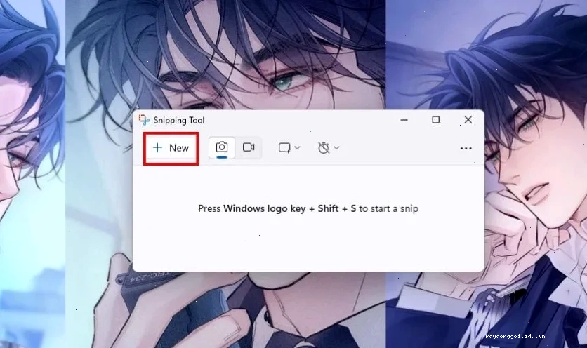 Cách chụp màn hình máy tính Win 7 bằng Snipping Tool