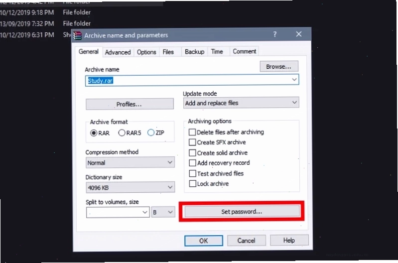 Cách giải nén file có mật khẩu đơn giản với WinRAR