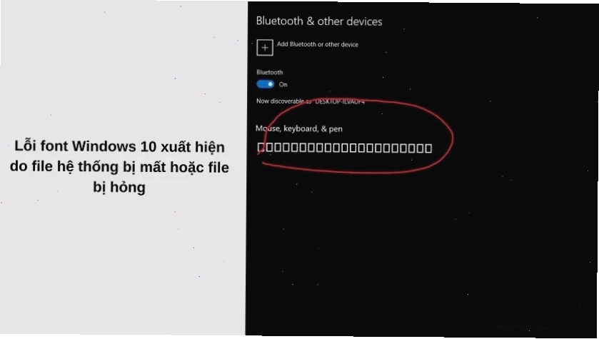 Cách khắc phục nhanh lỗi font chữ Windows 10