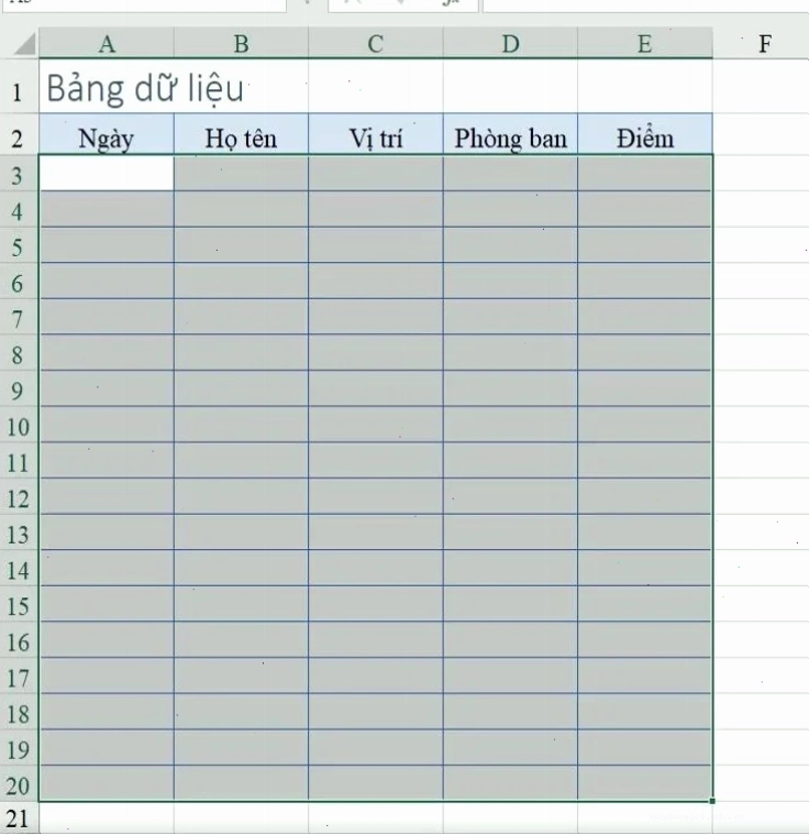 Cách khóa sheet trong Excel chỉ cho phép nhập vào các ô chỉ định trước