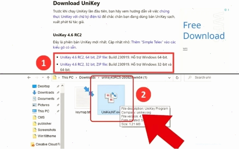 Cách tải phần mềm Unikey từ website chính thức