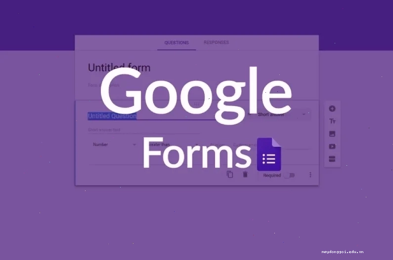 Cách tạo form điểm danh bằng google form với giao diện Google Sheets