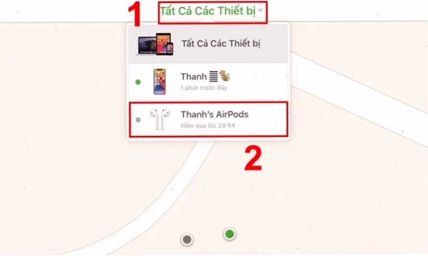 Cách tìm AirPods bị mất bằng website đơn giản