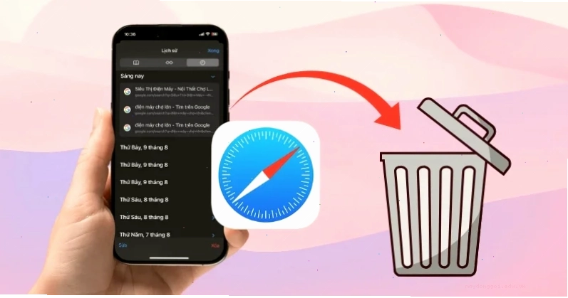 Cách xóa lịch sử Safari