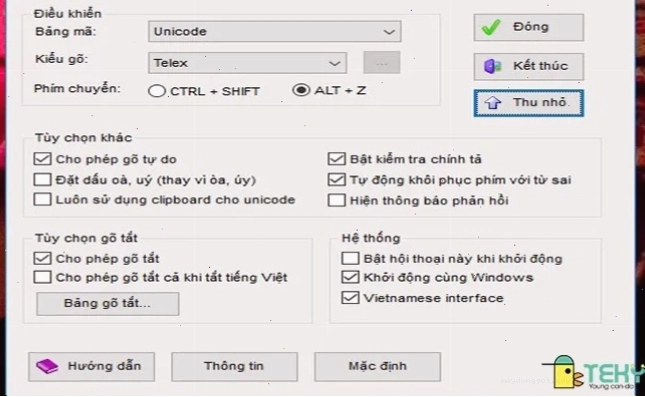 Cài đặt kiểu gõ tiếng việt nhanh chóng