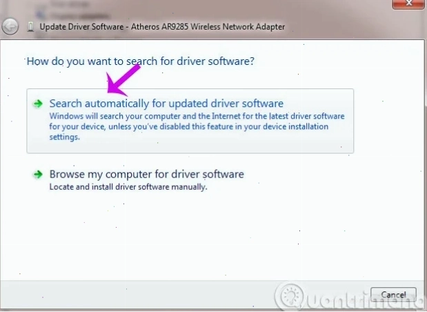 Cập nhật driver máy tính qua Device Manager