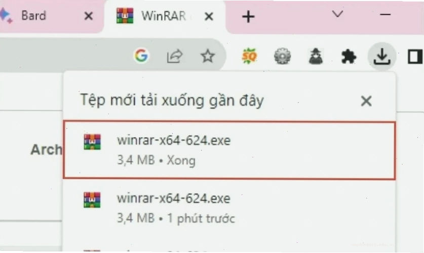 Cập nhật phiên bản WinRAR mới nhất để sửa lỗi giải nén