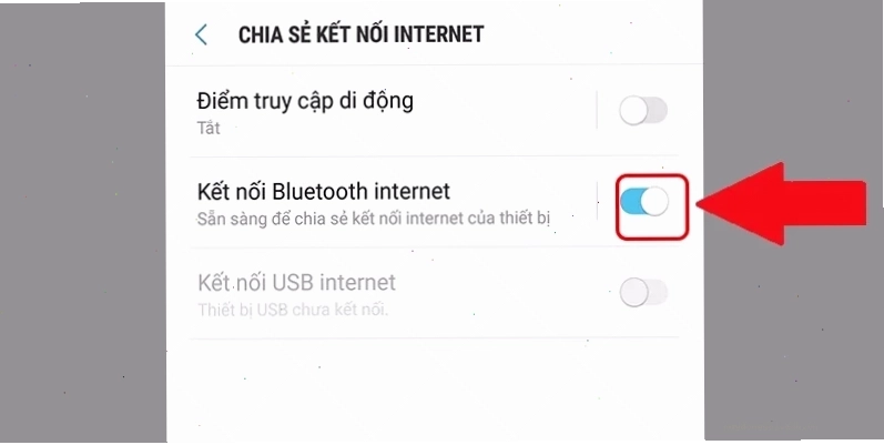 Chia sẻ mạng cho PC không có WiFi bằng điện thoại Android qua USB