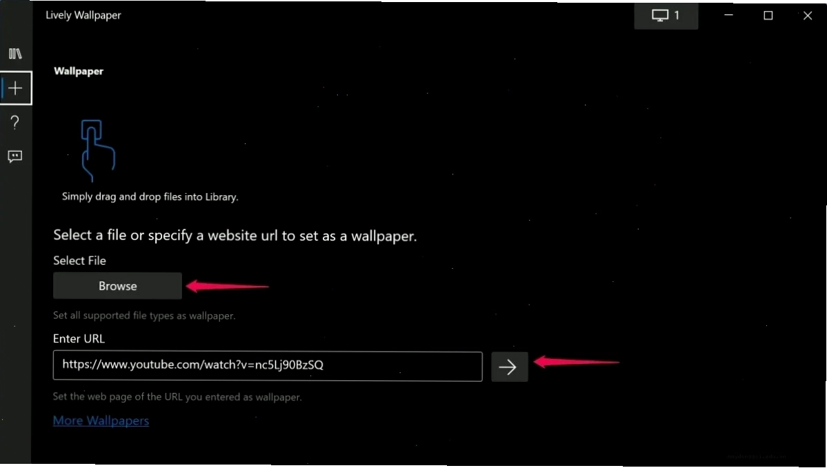 dat video mp4 lam hinh nen desktop win 10