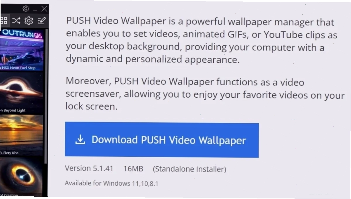 dat video mp4 lam hinh nen desktop win 10