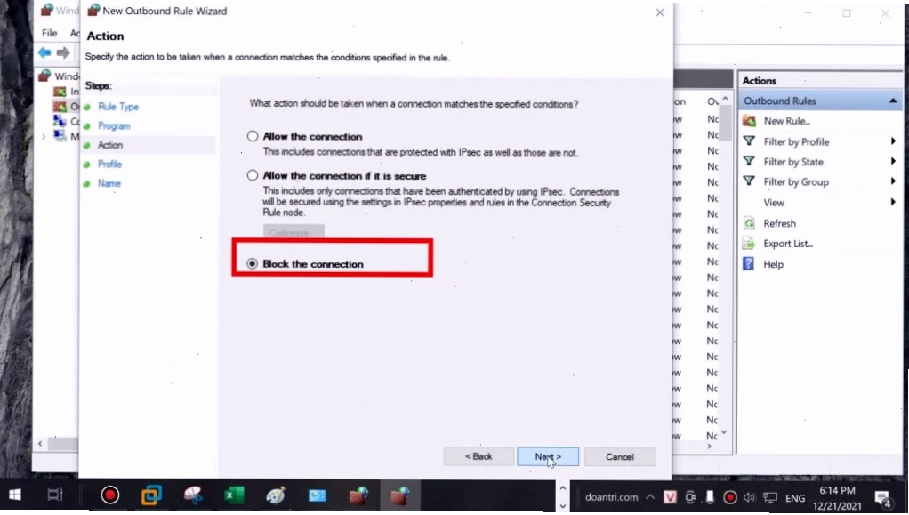 Firewall App Blocker giao diện dễ sử dụng