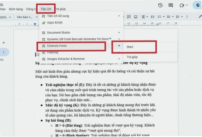 Font thư pháp google