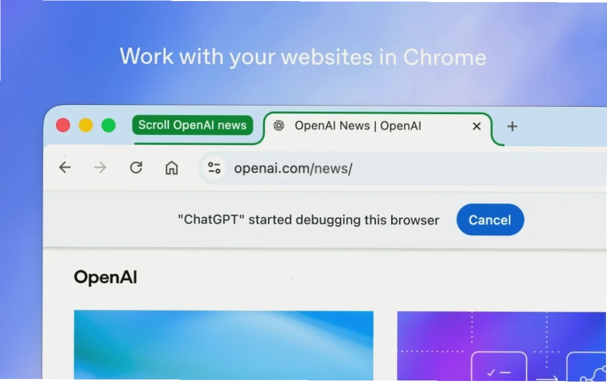 Giao diện người dùng của tiện ích ChatGPT cho Chrome