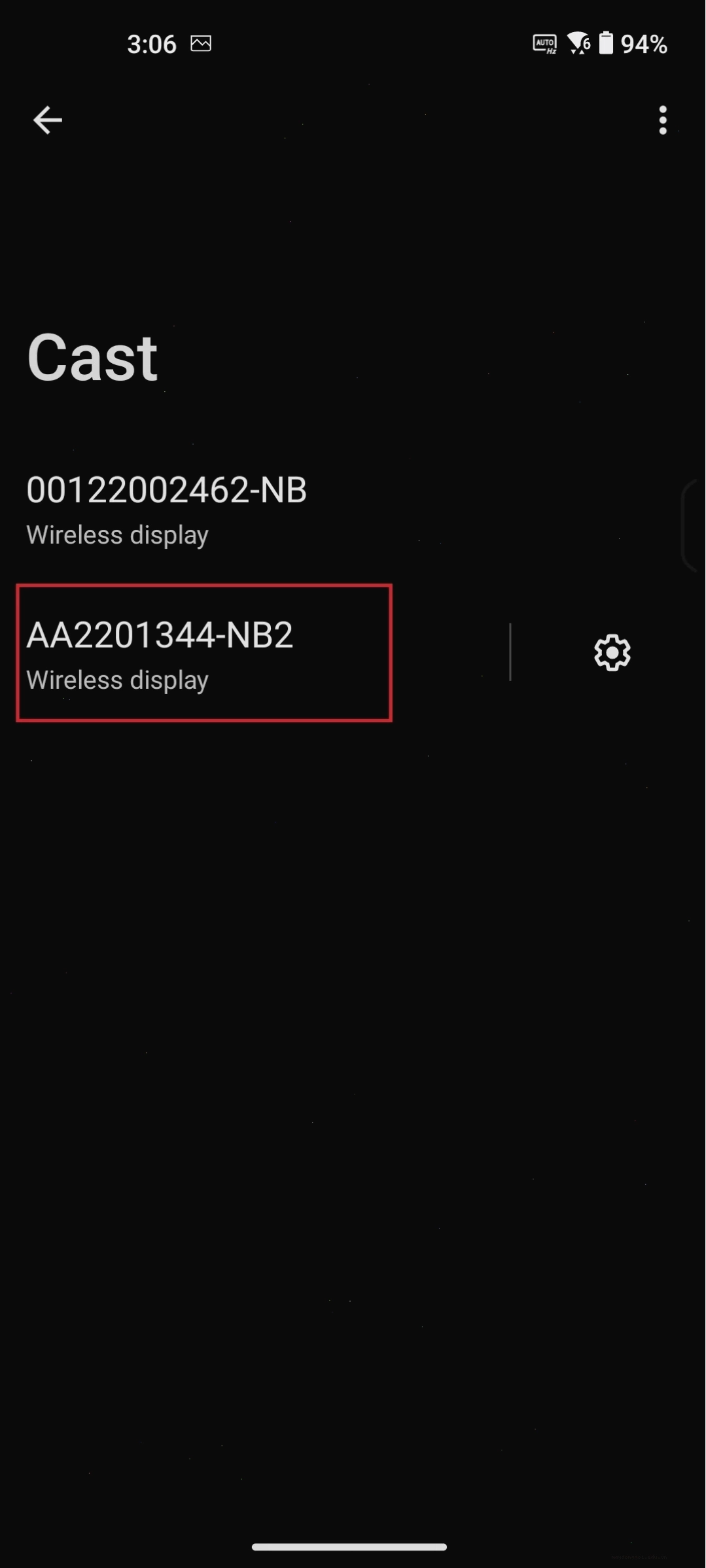 Giao diện phần mềm Airdroid Cast