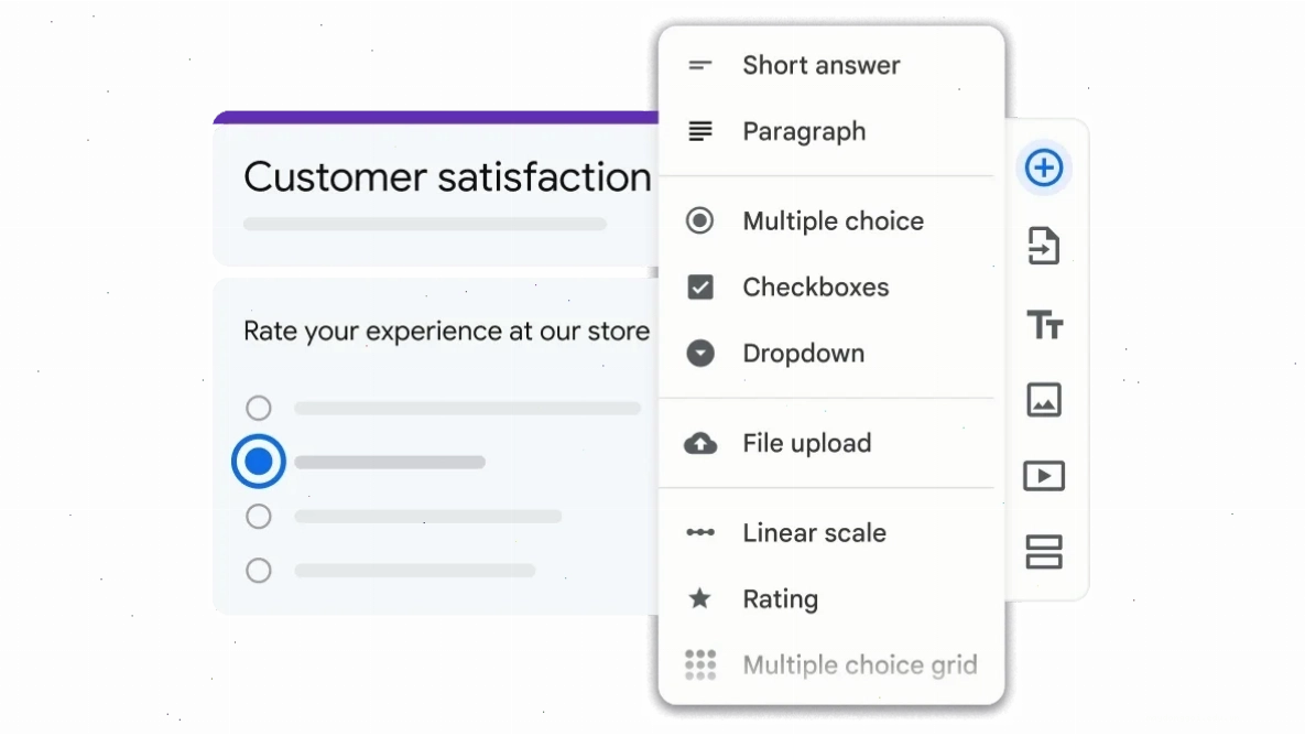 Giao diện xem kết quả khảo sát Google Form trên máy tính