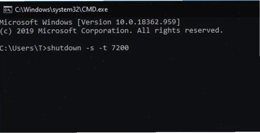 Hẹn giờ tự tắt máy tính win 10 qua lệnh Command Prompt