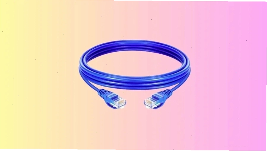 Hình ảnh mô tả dây cáp RJ45 và cổng LAN