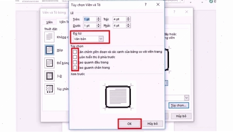 Hướng dẫn chi tiết cách tạo viền cho 1 trang duy nhất trong word bằng Page Borders