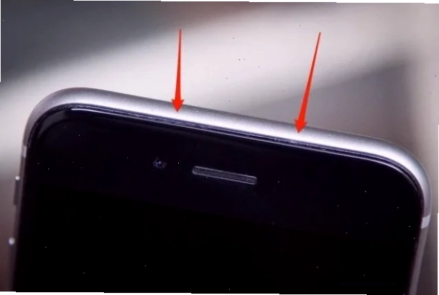 iPhone bị hở sáng viền màn hình, lỗi bung keo