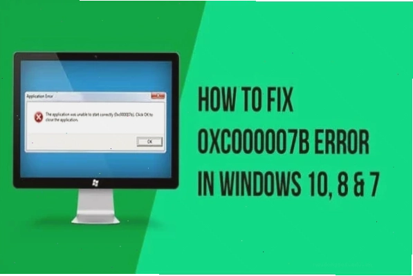 khac phuc error 0xc000007b application unable to start