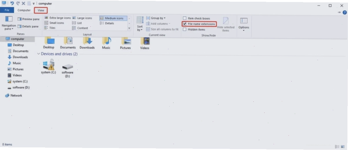 Kiểm tra phần mở rộng file Excel để sửa lỗi