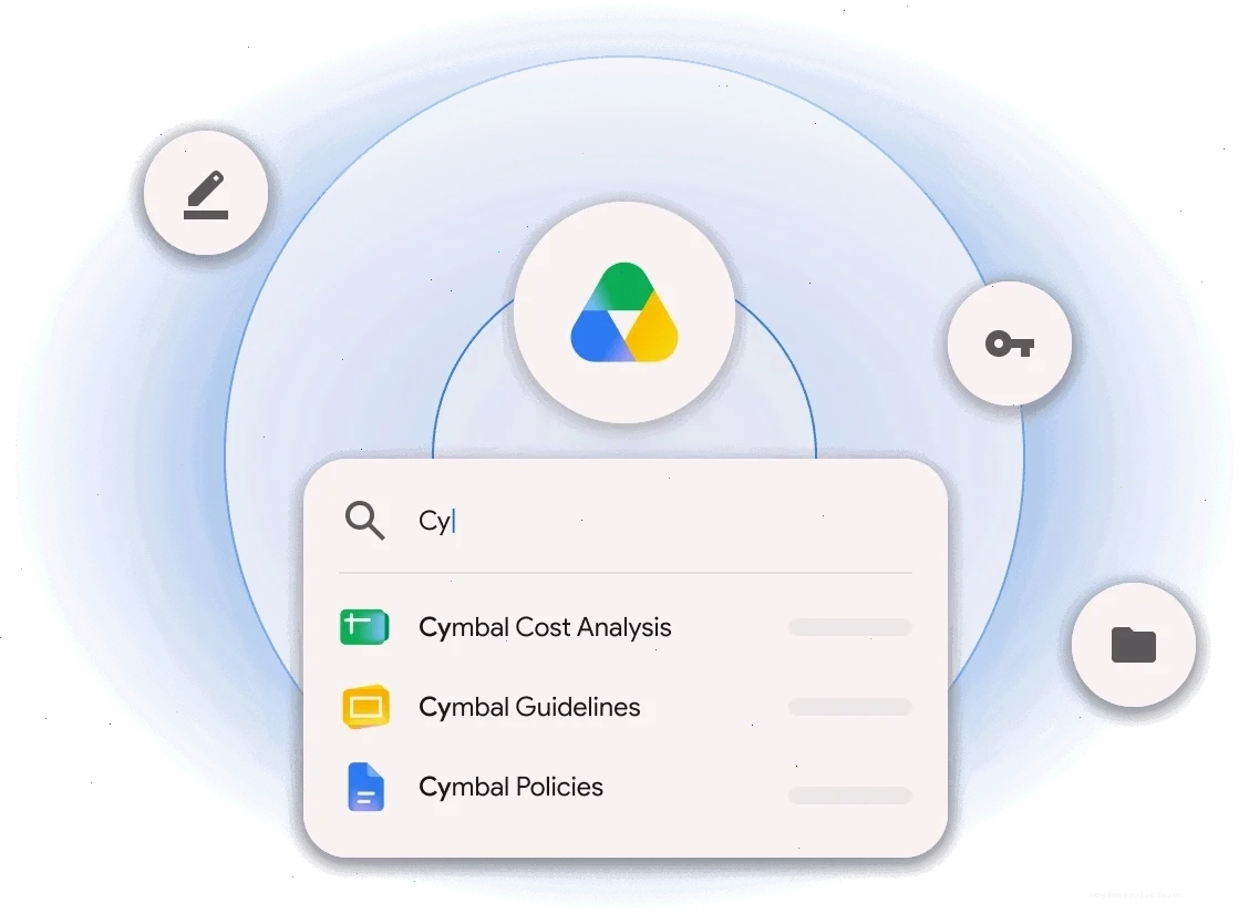 Người dùng tìm kiếm tệp trên Google Drive để chia sẻ