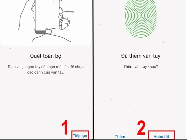 Nhấn hoàn tất để kết thúc quá trình cài đặt