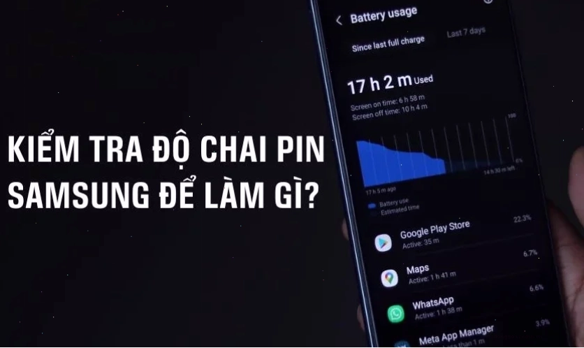 Pin Samsung sụt nhanh dù ít sử dụng là dấu hiệu chai pin