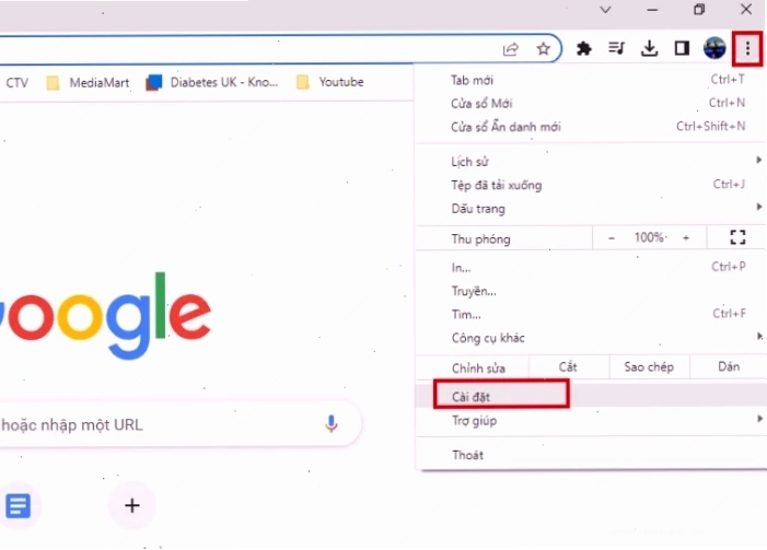 Reset Chrome về cài đặt mặc định