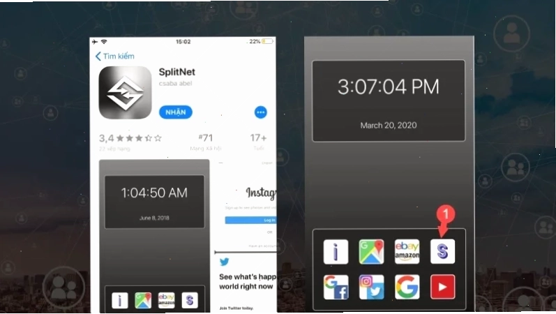 SplitNet – app chia đôi màn hình điện thoại tiện lợi