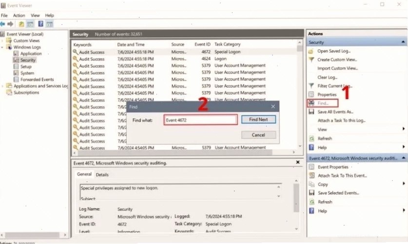 Sử dụng tính năng tìm kiếm trong Task Manager để phát hiện tiến trình lạ