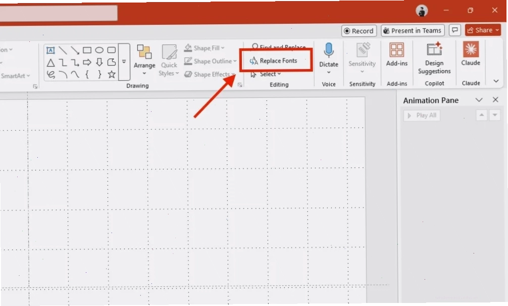 Sửa lỗi Font chữ trong PowerPoint khi tải về bằng Replace Fonts