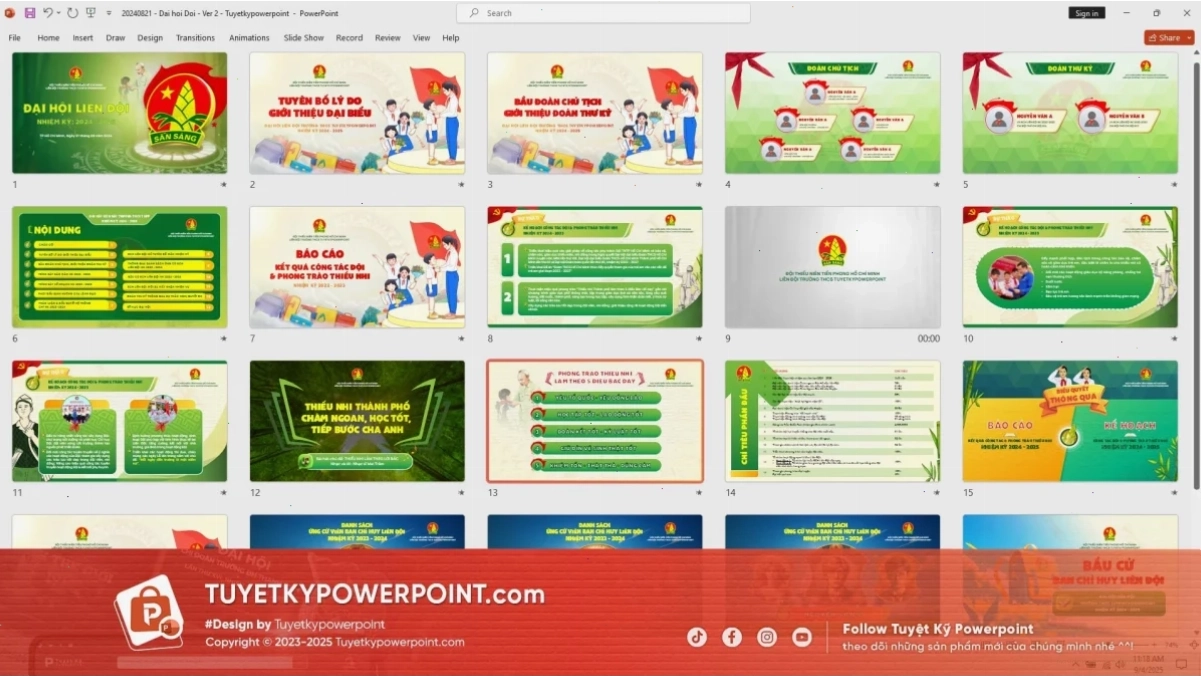 Tải ngay 100+ mẫu slide PowerPoint đẹp, chuyên nghiệp tại TuyetkyPowerPoint