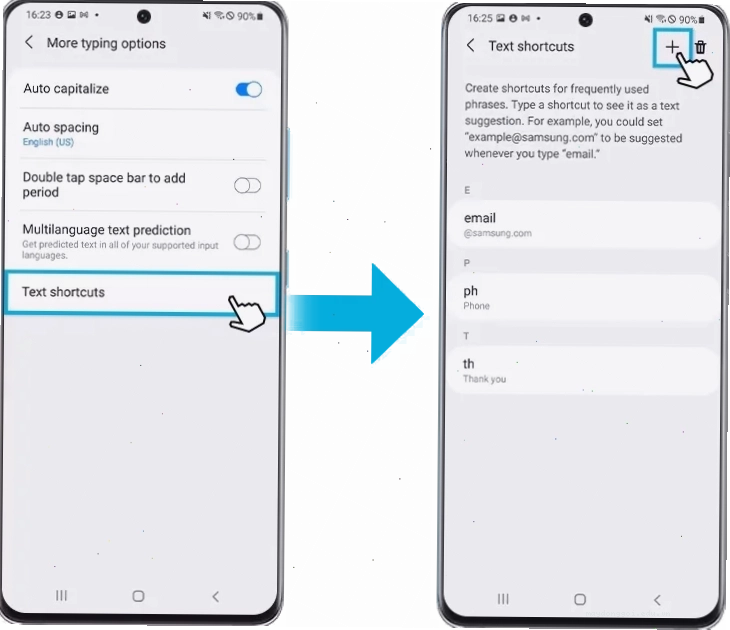 Tắt âm bàn phím Samsung bằng cách gạt công tắc