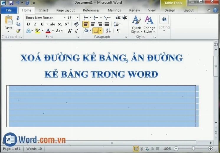 Tắt AutoFormat để ngăn chặn tạo đường kẻ ngang tự động