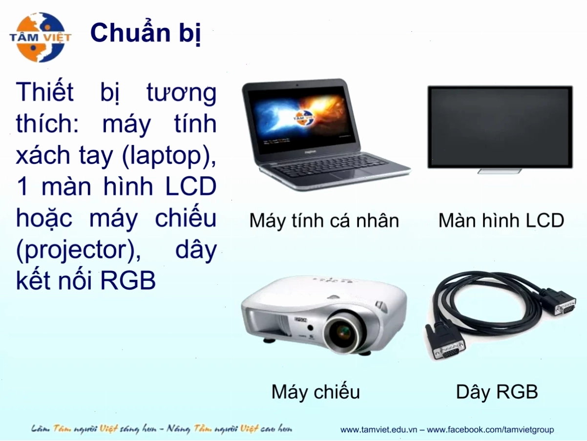 thuyết trình powerpoint với 2 màn hình
