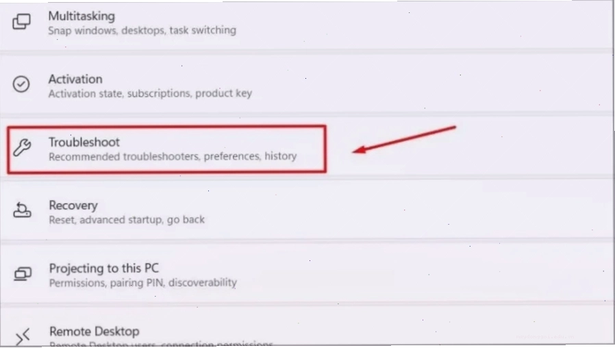 Tính năng Troubleshooting giúp tự động phát hiện và khắc phục các sự cố phần mềm