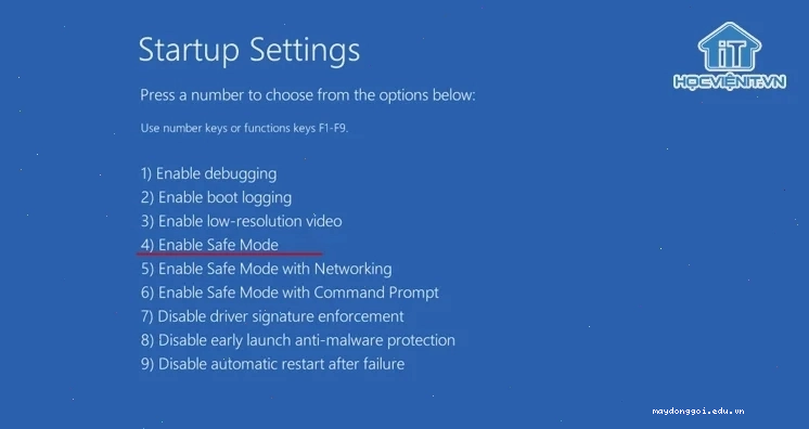 Truy cập Safe Mode trên Windows