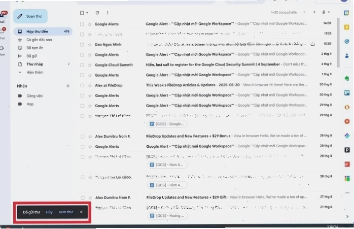Tùy chọn thu hồi email và trì hoãn gửi trong Outlook