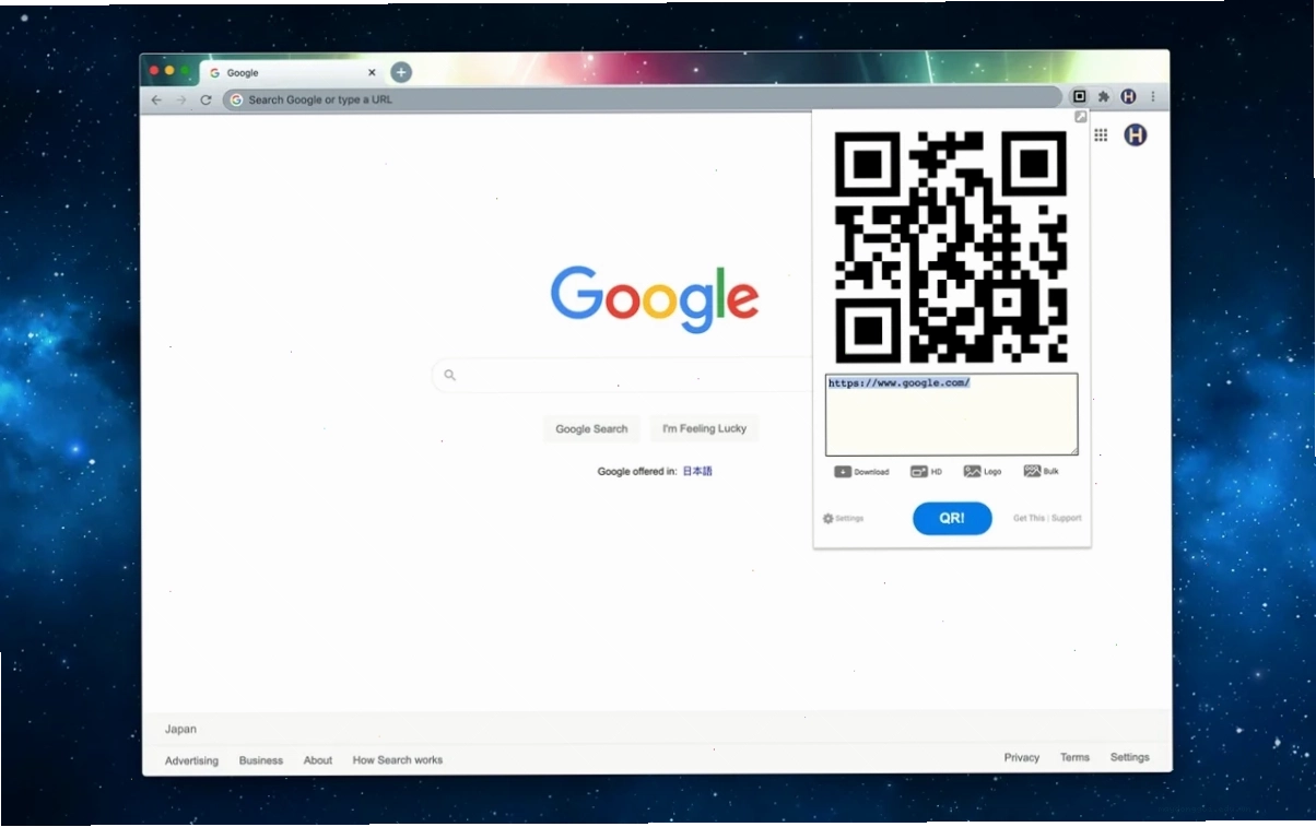 Ví dụ về tạo mã QR code trực tiếp trong google sheet bằng công thức