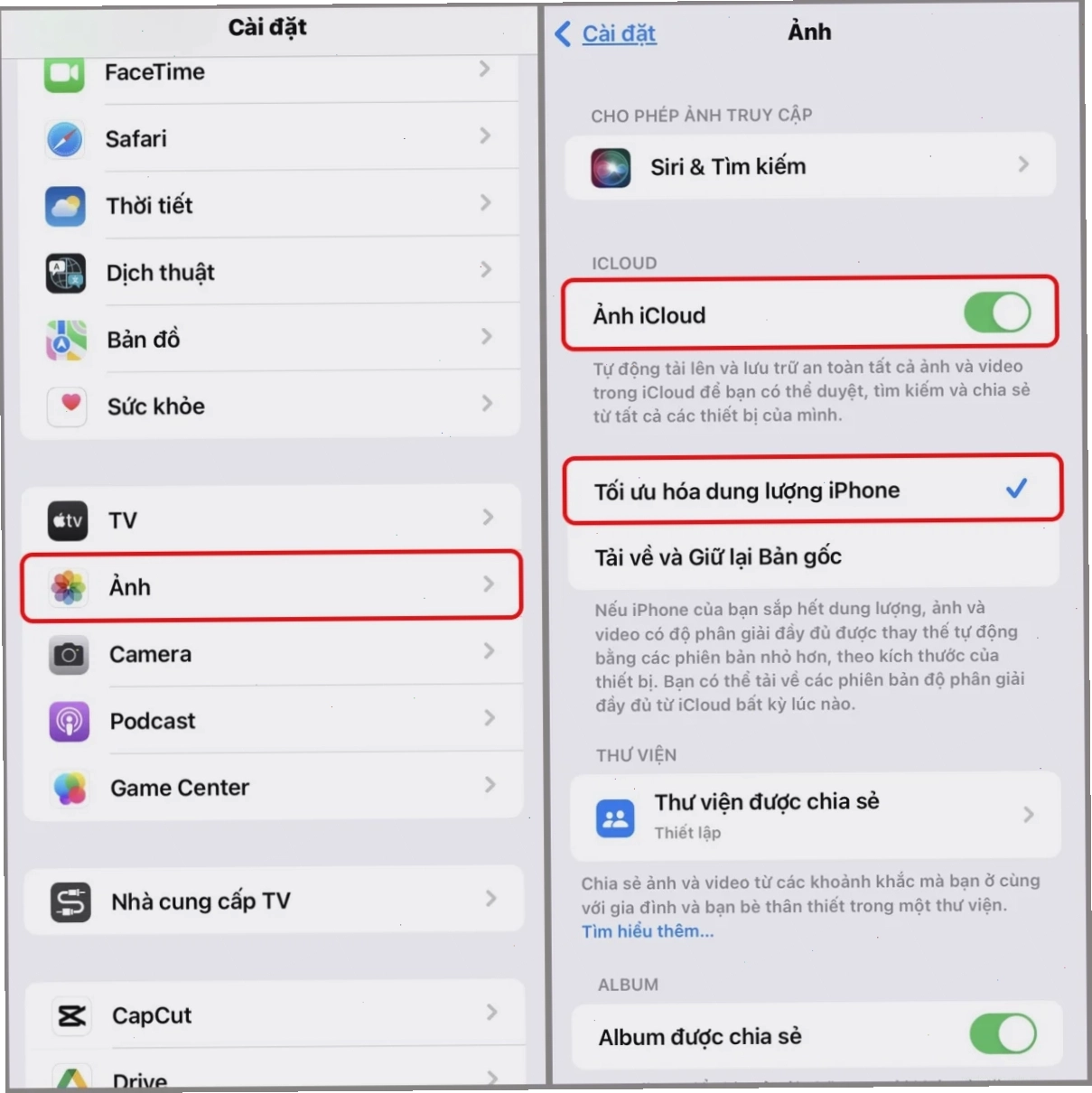 Xóa cache Safari để giải phóng dung lượng iPhone