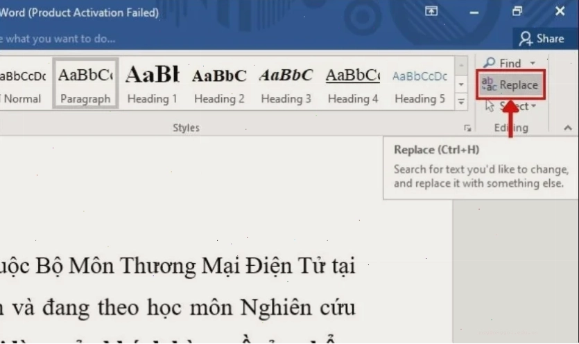 Xóa khoảng trắng trong Word sau khi chèn bảng