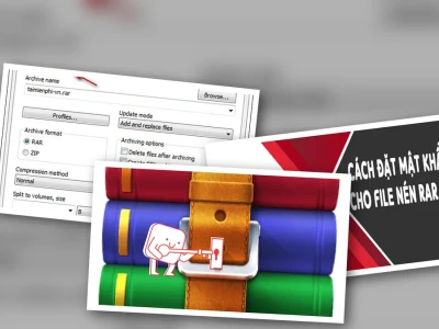 Bảo Vệ File Nén RAR Bằng Mật Khẩu Mã Hóa Bí Mật Năm 2026