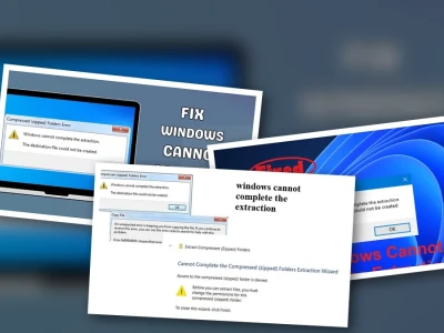 Bóc Trần Lỗi Windows Cannot Complete The Extraction Zip