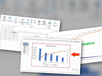 Cách tạo Biểu đồ Pareto trong Excel: Nguyên tắc 80/20 và Thực hành