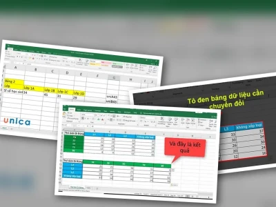 Chuyển Dữ Liệu Hàng Thành Cột Trong Excel: Thủ Thuật Ai Cũng Cần Biết