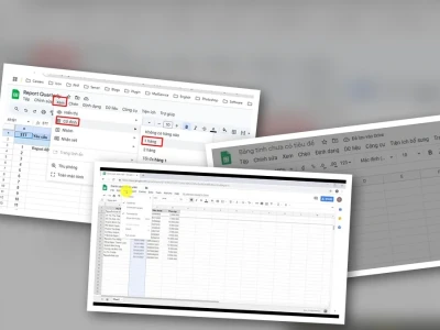Cố Định Dòng Tiêu Đề Google Sheet Cực Dễ Ai Cũng Làm Được