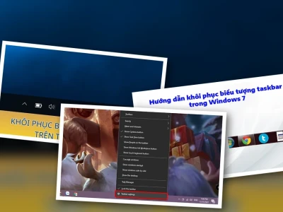 Giải Pháp Tối Ưu Cách Khôi Phục Biểu Tượng Show Desktop Góc Phải Taskbar